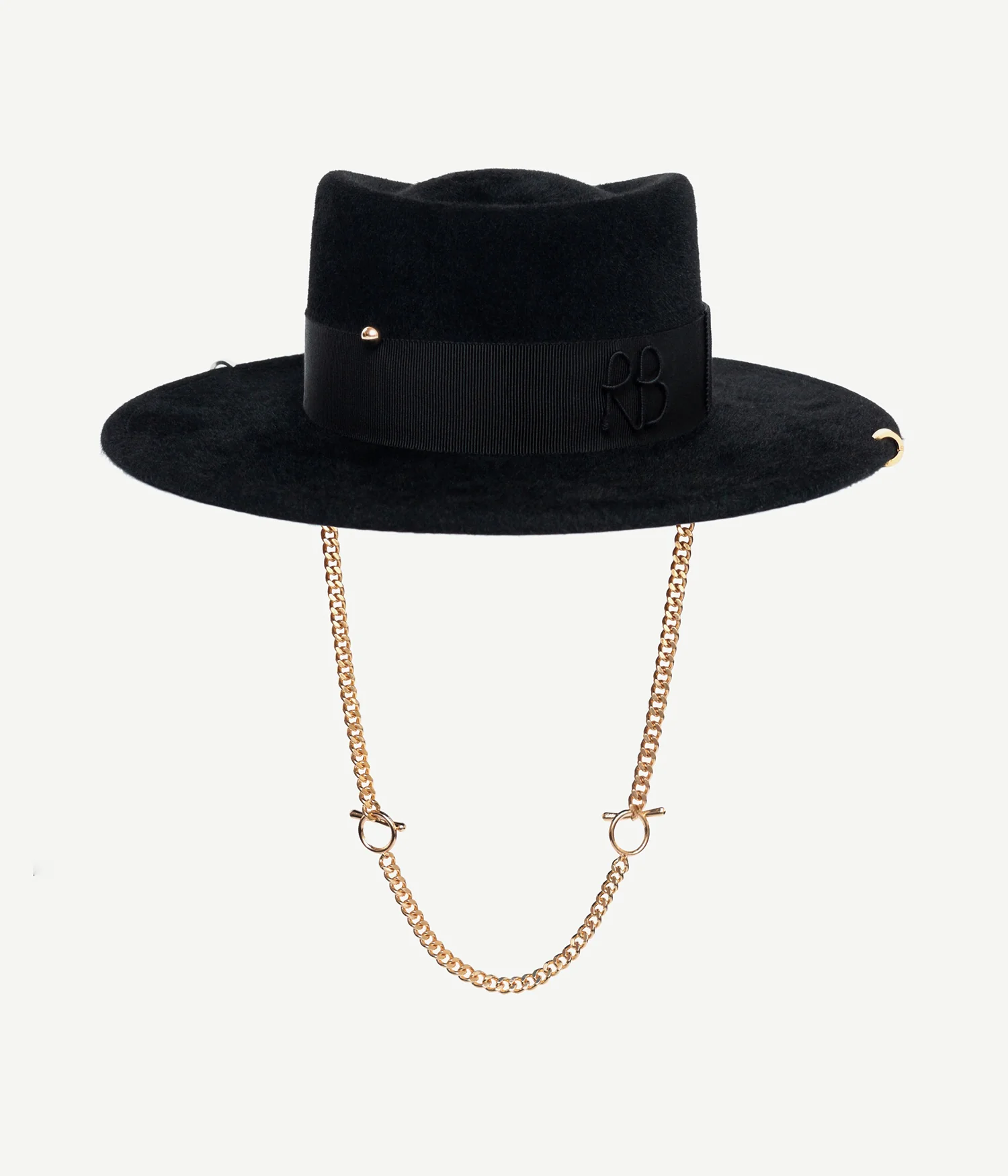 GAMBLER HAT IN BLACK